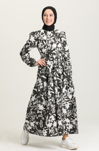 Black İslamitische Jurk 5400-07