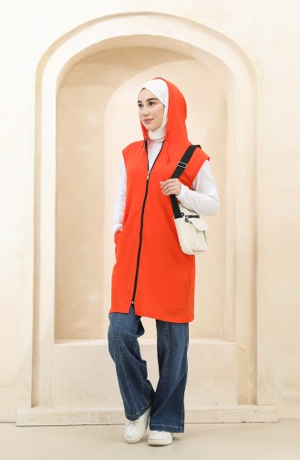 Gilet Sans Manches Orange 2363-05