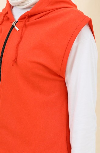 Gilet Sans Manches Orange 2363-05