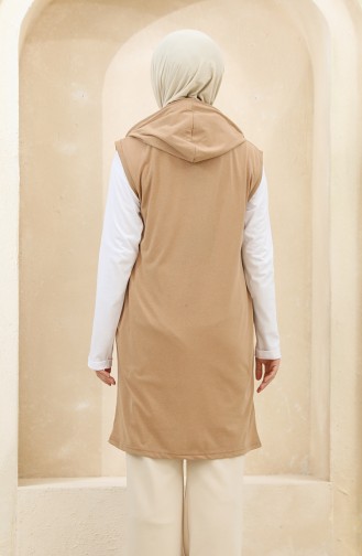 Gilet Sans Manches Camel 2363-09
