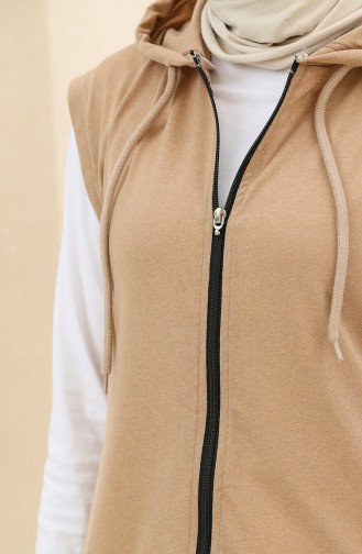 Gilet Sans Manches Camel 2363-09