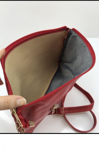 Red Portfolio Hand Bag 001252.KIRMIZI