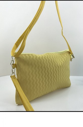 Yellow Portfolio Hand Bag 001252.SARI