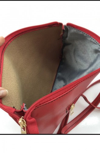 Red Portfolio Hand Bag 001253.KIRMIZI