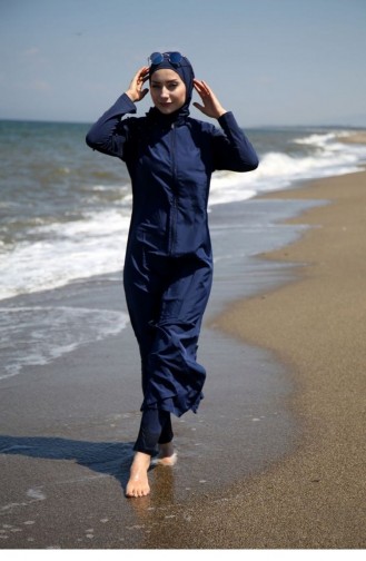Navy Blue Swimsuit Hijab 1093