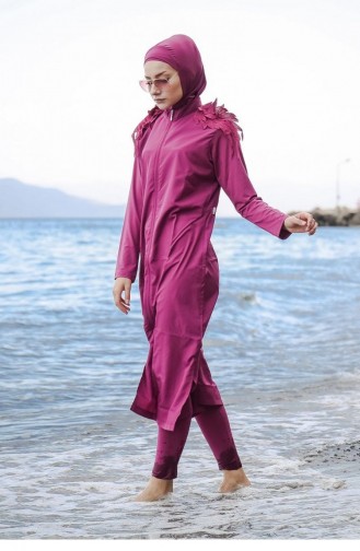 Damson Swimsuit Hijab 1097