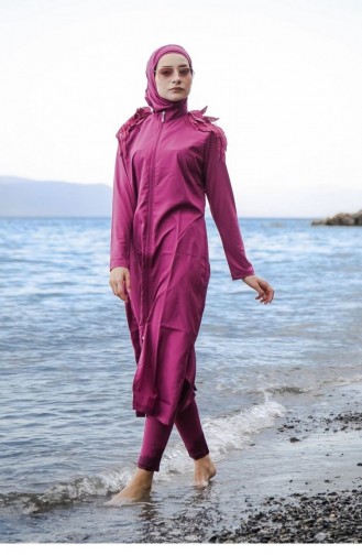 Damson Swimsuit Hijab 1097