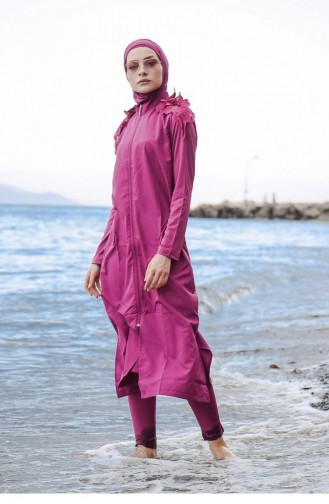 Damson Swimsuit Hijab 1097