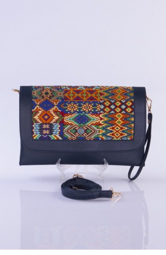 Navy Blue Portfolio Clutch 3184