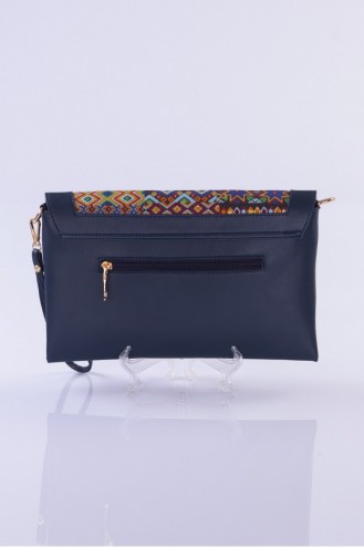 Navy Blue Portfolio Clutch 3184
