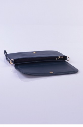 Navy Blue Portfolio Clutch 3184