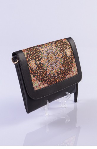 Granat-Blumen Portfolio Handtasche 3209