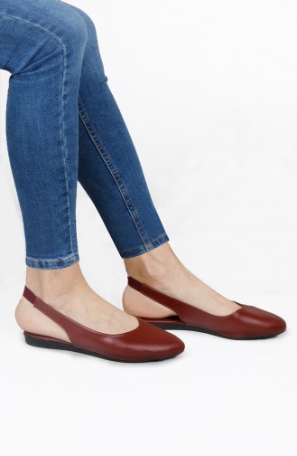 Claret red Woman Flat Shoe 0172-09