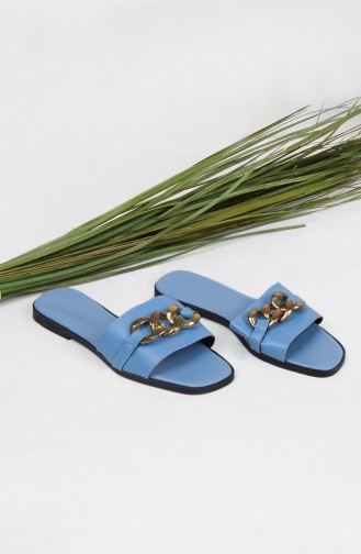 Blue Summer slippers 012-08