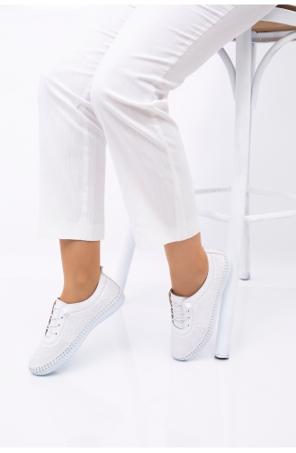 Weiß Tägliche Schuhe 5022-01