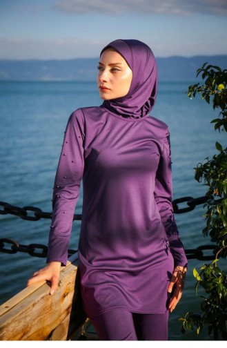 Zwetschge Hijab Badeanzug 1080
