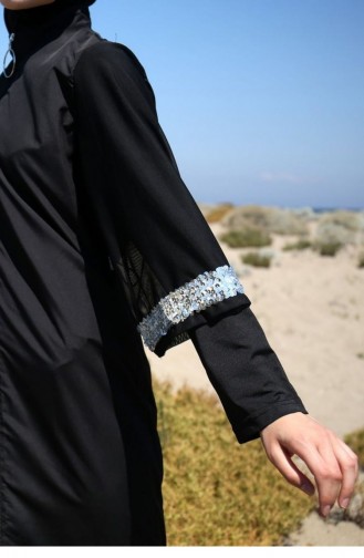Maillot de Bain Hijab Noir 1667