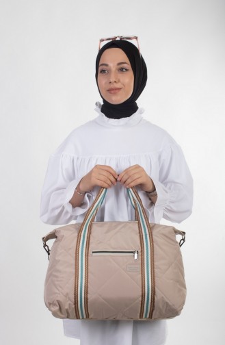 Beige Shoulder Bags 6034-02