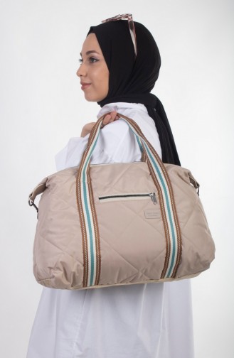 Beige Shoulder Bags 6034-02