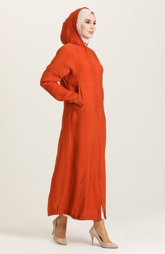 Ziegelrot Abayas 6887-08