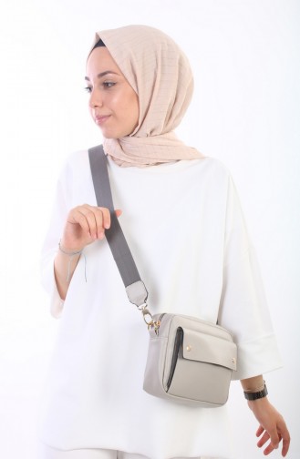 Grau Schultertasche 6059-03