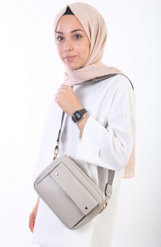 Gray Shoulder Bag 6059-03