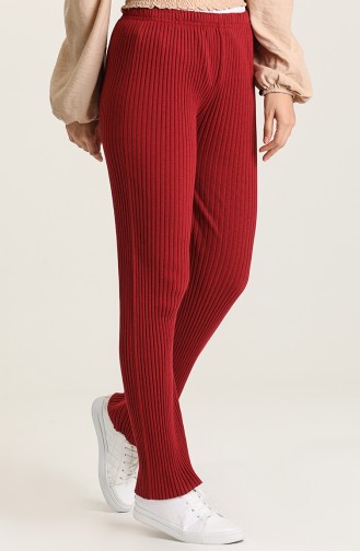 Claret red Broek 1330-09