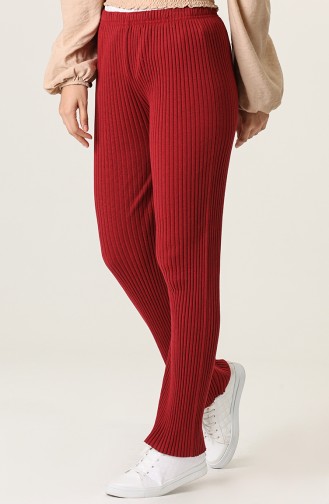 Claret red Broek 1330-09