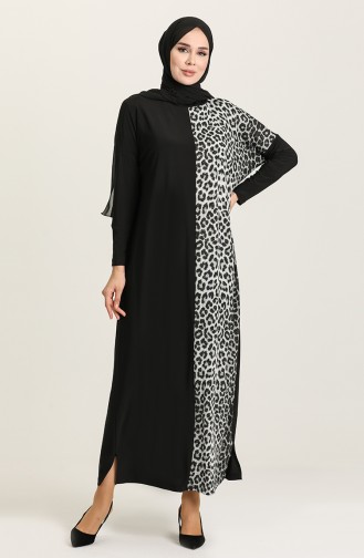 Gray Hijab Dress 2194-02