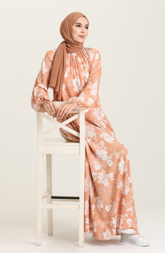 Robe Hijab Camel 3296-06