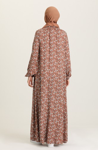 Robe Hijab Caramel 3296-08