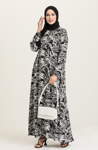 Robe Hijab Noir 3296A-01