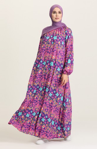 Robe Hijab Pourpre 3297-03