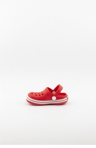 Pantoufles & Sandales Pour Enfants Rouge 3774.MM KIRMIZI-BEYAZ-KIRMIZI