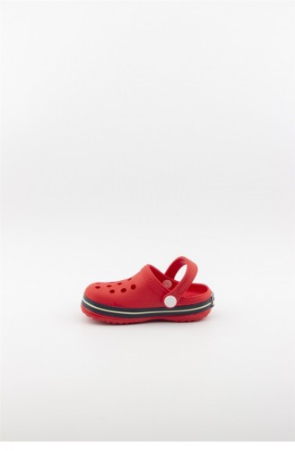 Red Kid s Slippers & Sandals 3775.MM KIRMIZI-LACIVERT-BEYAZ