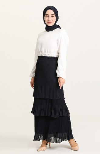 Navy Blue Rok 3109-03