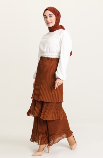 Cinnamon Color Skirt 3109-06