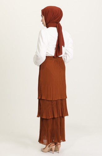 Cinnamon Color Skirt 3109-06