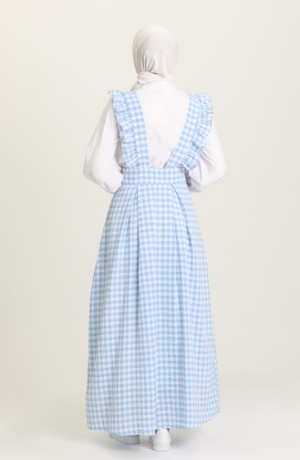 robe sans manche Bleu 1638-07