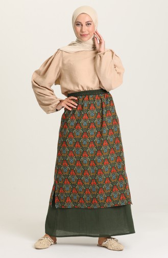 Khaki Rok 2525A-02