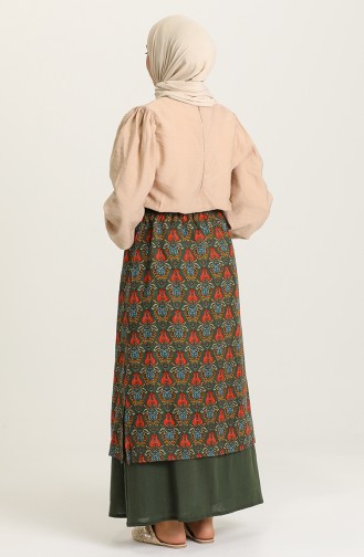 Khaki Rok 2525A-02