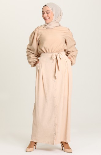 Beige Rok 3108-03