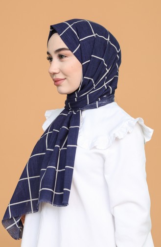 Navy Blue Sjaal 10080-02