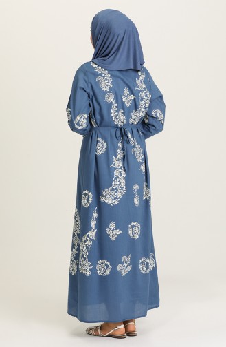Robe Hijab Indigo 5004-05