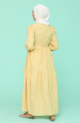 فستان أصفر 5340B-02
