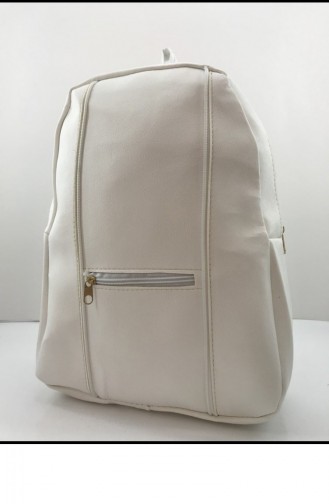 White Backpack 001249.BEYAZ