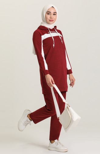 Claret Red Tracksuit 50106-03