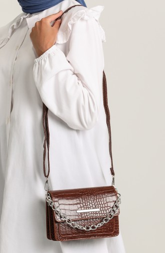 Tobacco Brown Shoulder Bag 3607-19