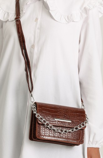 Tobacco Brown Shoulder Bag 3607-19