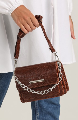 Tobacco Brown Shoulder Bag 3607-19